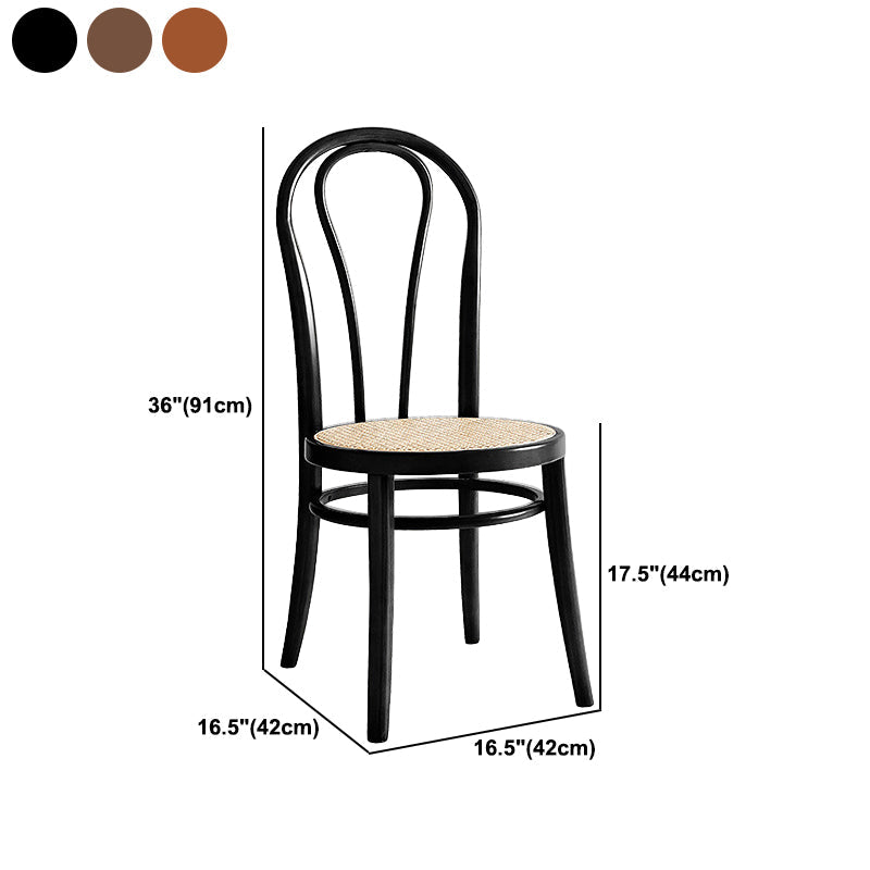 Solid Wood Dining Accent Chair Traditional Dining Room Chair Clearhalo 'Dining Chairs' 'Dining Tables & Seating' 'dining_chair' 'furn' 'furn_dining_chair' 'Furniture' 'Kitchen & Dining Furniture' 5971076