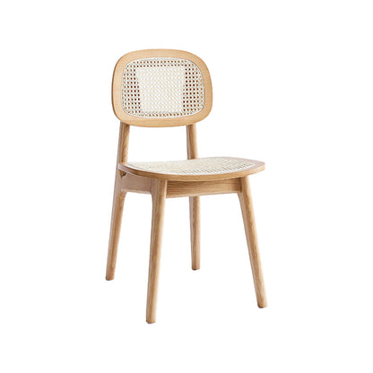 Silla lateral de comedor abierta