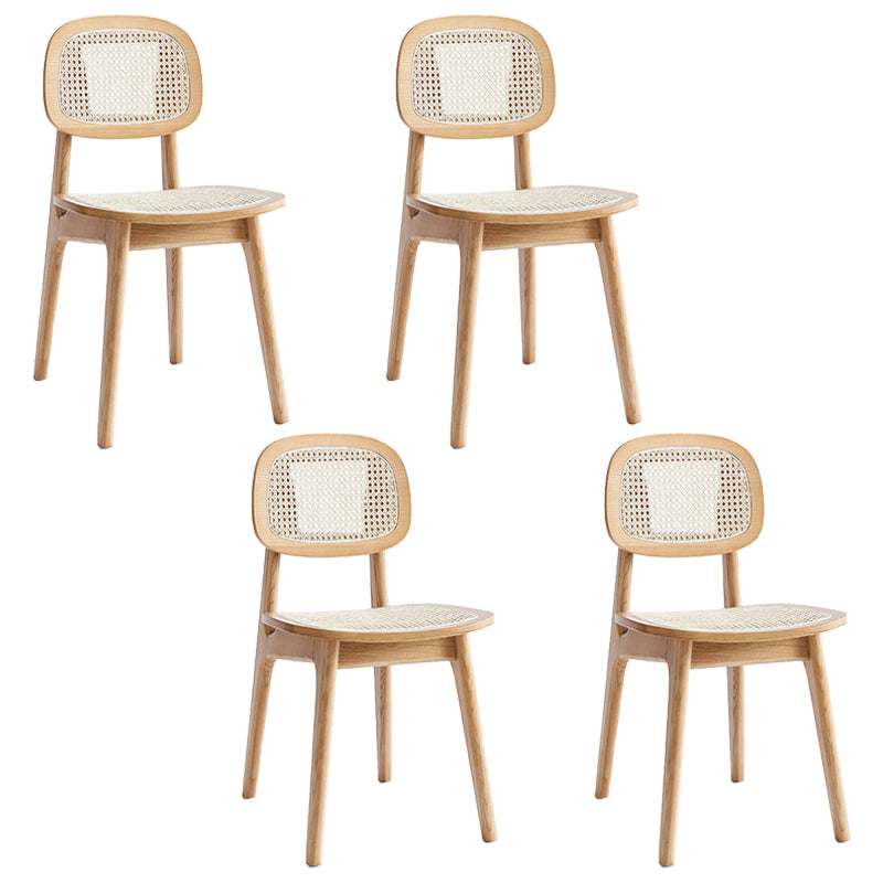 Silla lateral de comedor abierta