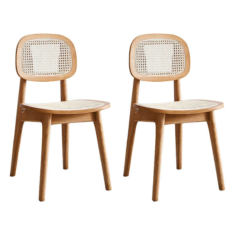 Silla lateral de comedor abierta