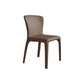 Matte Finish Solid Back Chair for Dining Room Faux Leather Contemporary Dining Chair Coffee Armless 1 Piece Clearhalo 'Dining Chairs' 'Dining Tables & Seating' 'dining_chair' 'furn' 'furn_dining_chair' 'Furniture' 'Kitchen & Dining Furniture' 5971151