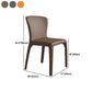 Matte Finish Solid Back Chair for Dining Room Faux Leather Contemporary Dining Chair Clearhalo 'Dining Chairs' 'Dining Tables & Seating' 'dining_chair' 'furn' 'furn_dining_chair' 'Furniture' 'Kitchen & Dining Furniture' 5971160