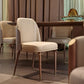 Parsons Dining Accent Chair Glam Armless Dining Chairs for Home Beige-Coffee 1 Piece Clearhalo 'Dining Chairs' 'Dining Tables & Seating' 'dining_chair' 'furn' 'furn_dining_chair' 'Furniture' 'Kitchen & Dining Furniture' 5971238
