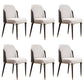 Parsons Dining Accent Chair Glam Armless Dining Chairs for Home Beige Black 6 Piece Set Clearhalo 'Dining Chairs' 'Dining Tables & Seating' 'dining_chair' 'furn' 'furn_dining_chair' 'Furniture' 'Kitchen & Dining Furniture' 5971242