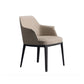 Upholstered Dining Accent Chair Faux Leather and Solid Wood Dining Room Chair Clearhalo 'Dining Chairs' 'Dining Tables & Seating' 'dining_chair' 'furn' 'furn_dining_chair' 'Furniture' 'Kitchen & Dining Furniture' 5971296