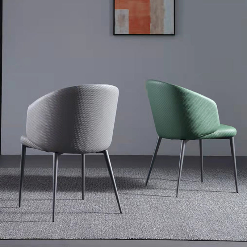 Modern Dining Chair with Metal Legs Upholstered Side Chair for Home Clearhalo 'Dining Chairs' 'Dining Tables & Seating' 'dining_chair' 'furn' 'furn_dining_chair' 'Furniture' 'Kitchen & Dining Furniture' 5971315