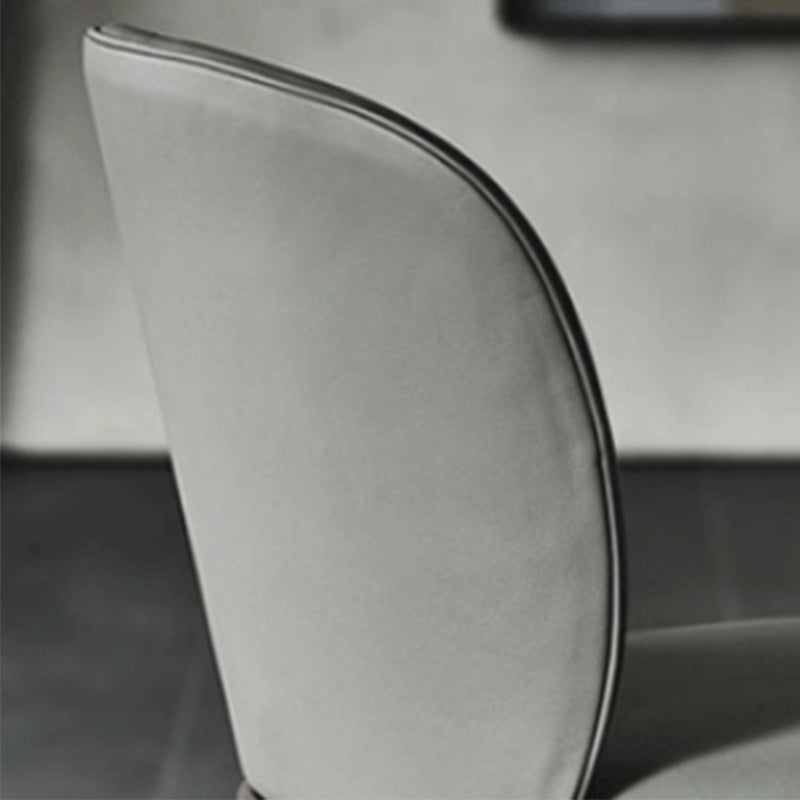 Moderne eetkamerstoelen armloze eetkamerstoelen met metalen benen voor keuken