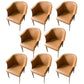 Contemporary Upholstered Arm Chair Solid Back Dining Chair for Dining Room Coffee 8 Piece Set Clearhalo 'Dining Chairs' 'Dining Tables & Seating' 'dining_chair' 'furn' 'furn_dining_chair' 'Furniture' 'Kitchen & Dining Furniture' 5971383