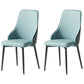 Parsons Dining Accent Chair Industrial Upholstered Dining Side Chair Gray Light Blue 2 Piece Set Clearhalo 'Dining Chairs' 'Dining Tables & Seating' 'dining_chair' 'furn' 'furn_dining_chair' 'Furniture' 'Kitchen & Dining Furniture' 5971399