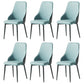 Parsons Dining Accent Chair Industrial Upholstered Dining Side Chair Gray Light Blue 6 Piece Set Clearhalo 'Dining Chairs' 'Dining Tables & Seating' 'dining_chair' 'furn' 'furn_dining_chair' 'Furniture' 'Kitchen & Dining Furniture' 5971416