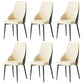 Parsons Dining Accent Chair Industrial Upholstered Dining Side Chair Gray-White 6 Piece Set Clearhalo 'Dining Chairs' 'Dining Tables & Seating' 'dining_chair' 'furn' 'furn_dining_chair' 'Furniture' 'Kitchen & Dining Furniture' 5971417