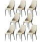 Parsons Dining Accent Chair Industrial Upholstered Dining Side Chair Dark Grey Light Grey 8 Piece Set Clearhalo 'Dining Chairs' 'Dining Tables & Seating' 'dining_chair' 'furn' 'furn_dining_chair' 'Furniture' 'Kitchen & Dining Furniture' 5971420