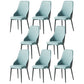 Parsons Dining Accent Chair Industrial Upholstered Dining Side Chair Gray Light Blue 8 Piece Set Clearhalo 'Dining Chairs' 'Dining Tables & Seating' 'dining_chair' 'furn' 'furn_dining_chair' 'Furniture' 'Kitchen & Dining Furniture' 5971421
