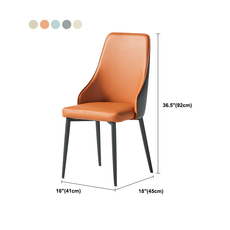 Parsons Dining Accent Chair Industrial Upholstered Dining Side Chair Clearhalo 'Dining Chairs' 'Dining Tables & Seating' 'dining_chair' 'furn' 'furn_dining_chair' 'Furniture' 'Kitchen & Dining Furniture' 5971425