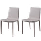 Modern Dining Chairs Armless Dining Chair with Metal Legs for Kitchen
