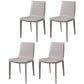 Modern Dining Chairs Armless Dining Chair with Metal Legs for Kitchen