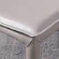 Modern Dining Chairs Armless Dining Chair with Metal Legs for Kitchen