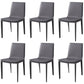 Modern Dining Chairs Armless Dining Chair with Metal Legs for Kitchen