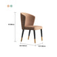 Modern Dining Chairs Armless Dining Chair with Wooden Legs for Kitchen