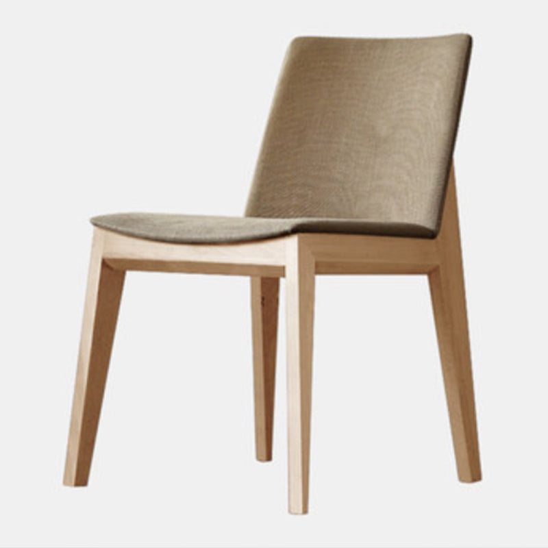 Solid Wood Armless Dining Chairs Upholstered Dining Accent Chair Wood 1 Piece Clearhalo 'Dining Chairs' 'Dining Tables & Seating' 'dining_chair' 'furn' 'furn_dining_chair' 'Furniture' 'Kitchen & Dining Furniture' 5971557