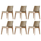 Solid Wood Armless Dining Chairs Upholstered Dining Accent Chair Wood 6 Piece Set Clearhalo 'Dining Chairs' 'Dining Tables & Seating' 'dining_chair' 'furn' 'furn_dining_chair' 'Furniture' 'Kitchen & Dining Furniture' 5971569