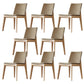 Solid Wood Armless Dining Chairs Upholstered Dining Accent Chair Wood 8 Piece Set Clearhalo 'Dining Chairs' 'Dining Tables & Seating' 'dining_chair' 'furn' 'furn_dining_chair' 'Furniture' 'Kitchen & Dining Furniture' 5971572