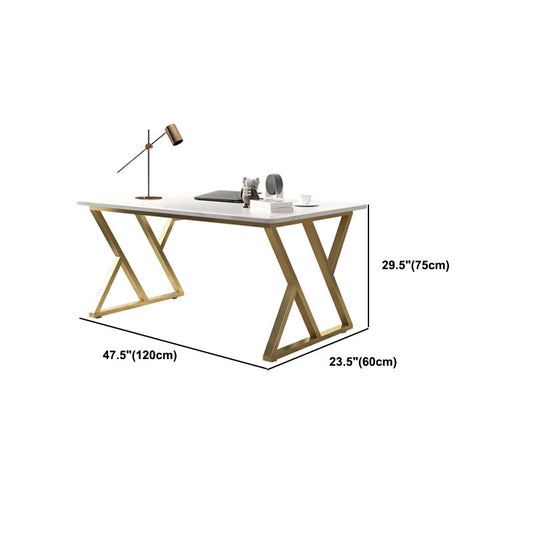 Escritorio de escritura blanca glamor