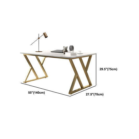 Escritorio de escritura blanca glamor