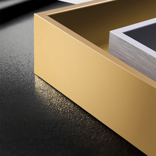 Escritorio de oficina blanco curvo con 2 cajones escritura de escritura para el hogar