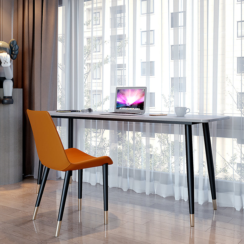 Scrivania industriale rettangolare scrivania domestica con gambe metalliche