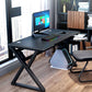 Ergonomic Trestle Gaming Desk Modern Computer Desk for Dormitory Clearhalo 'furn' 'furn_office_desk' 'Furniture' 'Office Desks' 'Office Furniture' 'office_desk' 5971831