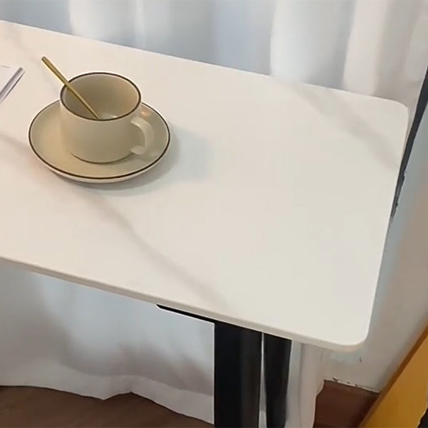 Industrial Rectangular Writing Desk Home Stone Office Desk with Metal Legs Clearhalo 'furn' 'furn_office_desk' 'Furniture' 'Office Desks' 'Office Furniture' 'office_desk' 5971900