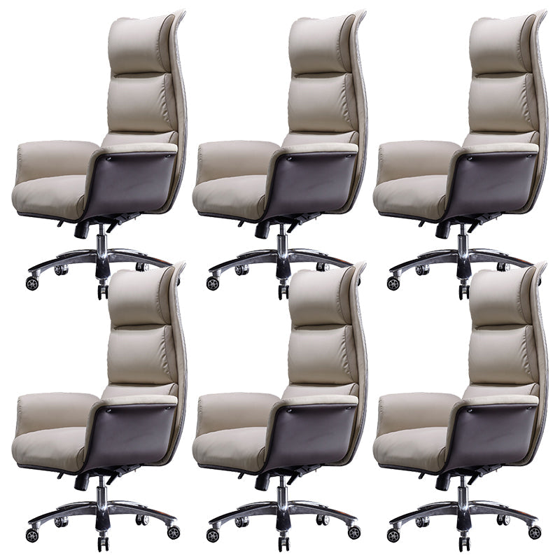 Contemporary Adjustable Seat Height Chair High Back Task Swivel Chair