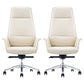 Contemporary Adjustable Seat Height Chair Conference Swivel Chair 2 Piece Set With Headrest Clearhalo 'furn' 'furn_office_chair' 'Furniture' 'Office Chairs' 'Office Furniture' 'office_chair' 5972020
