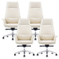 Contemporary Adjustable Seat Height Chair Conference Swivel Chair 4 Piece Set With Headrest Clearhalo 'furn' 'furn_office_chair' 'Furniture' 'Office Chairs' 'Office Furniture' 'office_chair' 5972023