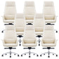 Contemporary Adjustable Seat Height Chair Conference Swivel Chair 8 Piece Set With Headrest Clearhalo 'furn' 'furn_office_chair' 'Furniture' 'Office Chairs' 'Office Furniture' 'office_chair' 5972027