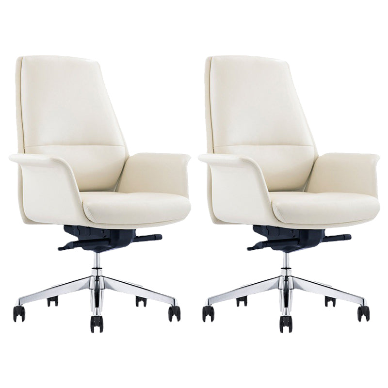 Contemporary Adjustable Seat Height Chair Conference Swivel Chair 2 Piece Set Without Headrest Clearhalo 'furn' 'furn_office_chair' 'Furniture' 'Office Chairs' 'Office Furniture' 'office_chair' 5972031