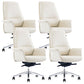 Contemporary Adjustable Seat Height Chair Conference Swivel Chair 4 Piece Set Without Headrest Clearhalo 'furn' 'furn_office_chair' 'Furniture' 'Office Chairs' 'Office Furniture' 'office_chair' 5972032