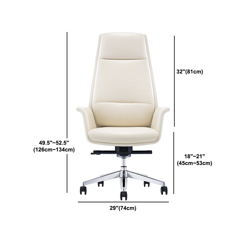 Contemporary Adjustable Seat Height Chair Conference Swivel Chair Clearhalo 'furn' 'furn_office_chair' 'Furniture' 'Office Chairs' 'Office Furniture' 'office_chair' 5972035