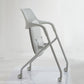 Contemporary Fixed Arms Swivel Chair Gray Cushion Conference Chair Clearhalo 'furn' 'furn_office_chair' 'Furniture' 'Office Chairs' 'Office Furniture' 'office_chair' 5972143