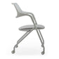 Contemporary Fixed Arms Swivel Chair Gray Cushion Conference Chair Clearhalo 'furn' 'furn_office_chair' 'Furniture' 'Office Chairs' 'Office Furniture' 'office_chair' 5972156