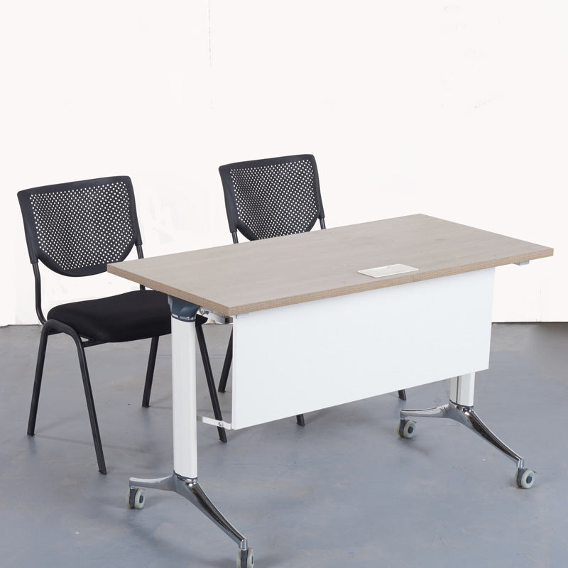 Armless Mid Back Vinyl Office Chair Modern Black Back Conference Chair Clearhalo 'furn' 'furn_office_chair' 'Furniture' 'Office Chairs' 'Office Furniture' 'office_chair' 5972208