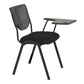 Armless Mid Back Vinyl Office Chair Modern Black Back Conference Chair Clearhalo 'furn' 'furn_office_chair' 'Furniture' 'Office Chairs' 'Office Furniture' 'office_chair' 5972216