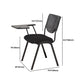 Armless Mid Back Vinyl Office Chair Modern Black Back Conference Chair Clearhalo 'furn' 'furn_office_chair' 'Furniture' 'Office Chairs' 'Office Furniture' 'office_chair' 5972234