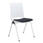 18" silla de oficina plástica sin brazos contemporánea ancha de la silla de escritorio