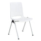 18" silla de oficina plástica sin brazos contemporánea ancha de la silla de escritorio