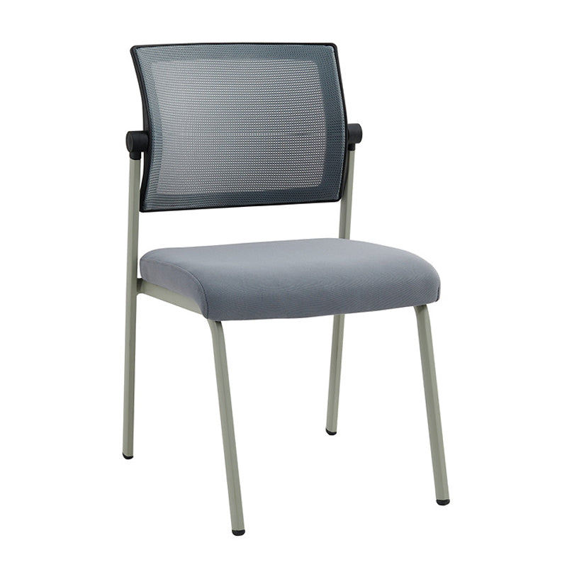 22" Wide Contemporary Desk Chair Armless No Wheels Office Chair Clearhalo 'furn' 'furn_office_chair' 'Furniture' 'Office Chairs' 'Office Furniture' 'office_chair' 5972316