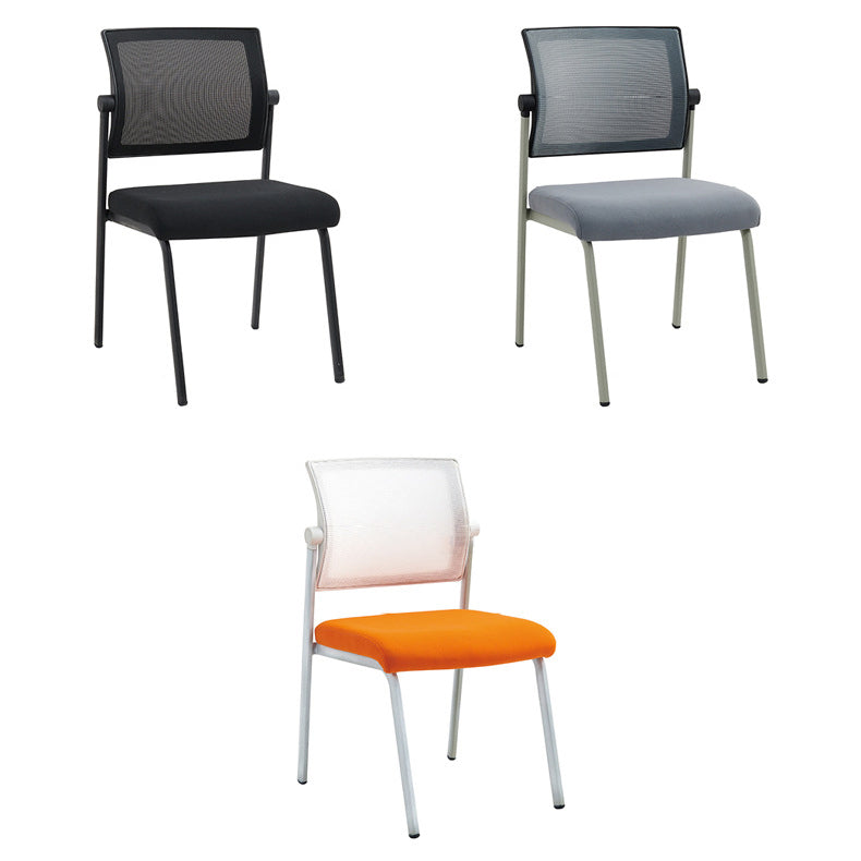 22" Wide Contemporary Desk Chair Armless No Wheels Office Chair Clearhalo 'furn' 'furn_office_chair' 'Furniture' 'Office Chairs' 'Office Furniture' 'office_chair' 5972318