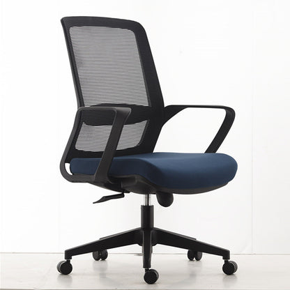 Silla de brazo contemporánea Ruedas de brazos fijos Altura de asiento Ajustable Silla de oficina