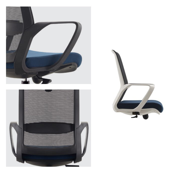Silla de brazo contemporánea Ruedas de brazos fijos Altura de asiento Ajustable Silla de oficina